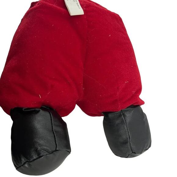 Vintage International Christmas Plush Waving Santa with Sack - Picture 10 of 14